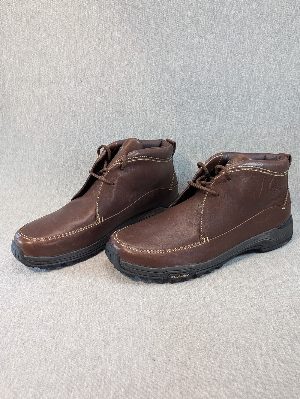 Columbia Kiwanda Chukka Hiking Boots Men's 13 Brown Omni-Grip